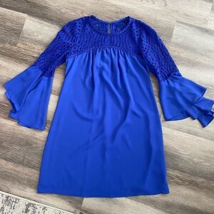Lilly Pulitzer Blue Lace Dress